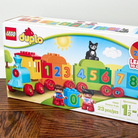 NEW, SEALED! Lego Duplo Learn to Count 10847 Number Train 23 Pieces Retired Item - Picture 4 of 4